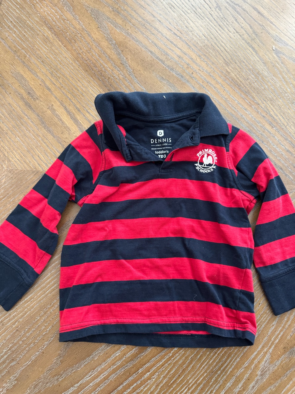 Primrose Striped Long-Sleeve Polo